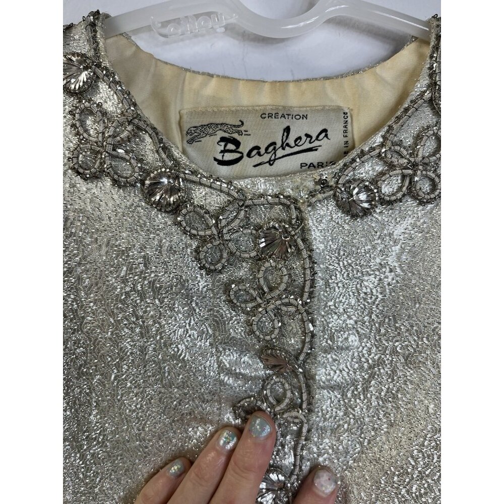 Rare/Stunning/Vintage Silver Baghera Dress See Pics For Measurements 🤍 - Picture 8 of 13
